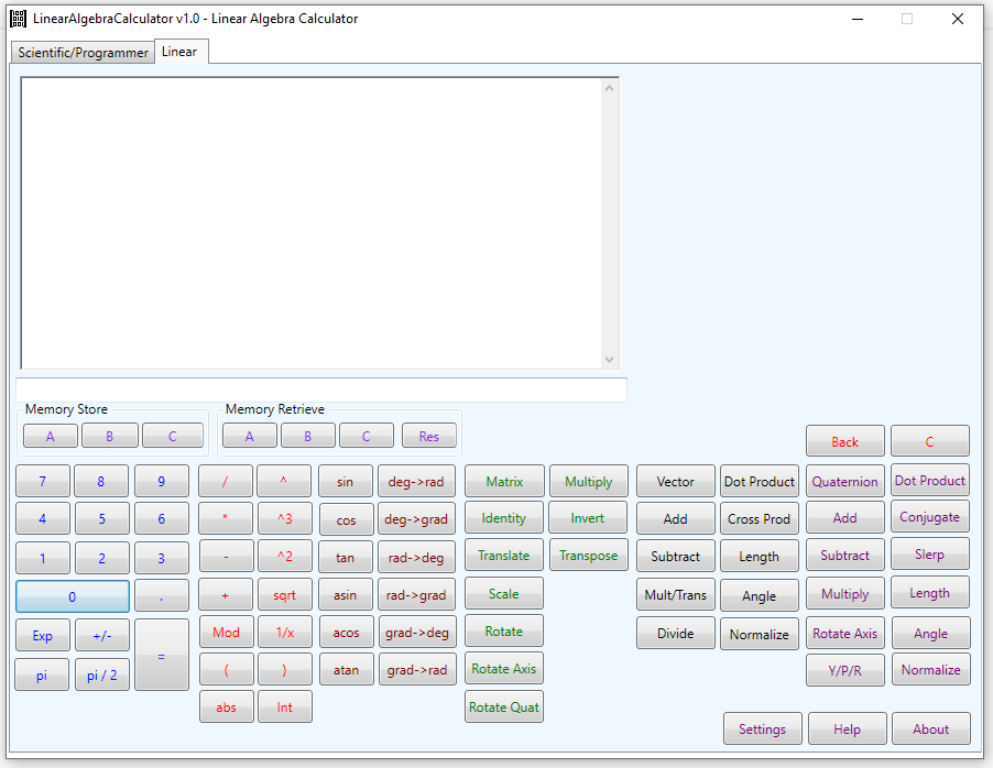 Isimsoftware linear algebra calculator your store